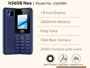 itel 5608 Neo Comes with a 2500mAh Battery, King Voice | 1.8 inch display