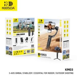 KM03 3-AXIS Gimbal Stabilizer Al Object Tracking Gesture Remote Control Shooting