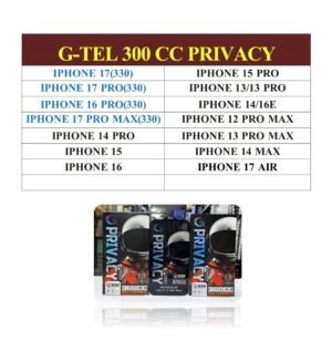 GTeL 300CC privacy